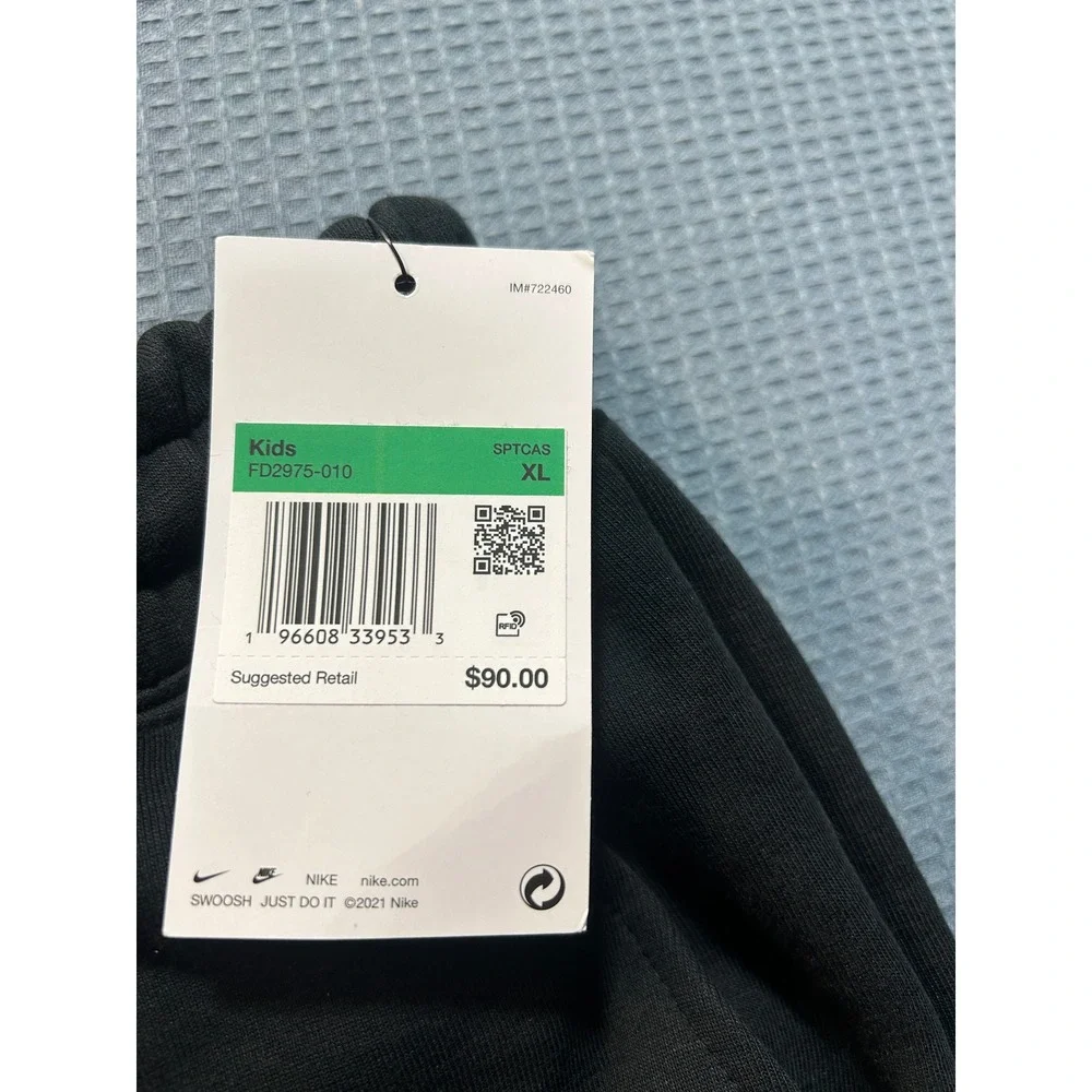 Nike‎ Tech Fleece Joggers Kids XL Black FD2975-010